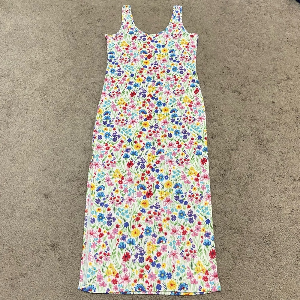 Floral Sleeveless Maxi Dress